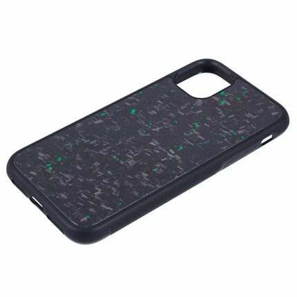 For iPhone 11 Magnetic Case Forged Texture Aramid Fiber+TPU Anti-Slip Phone Cover