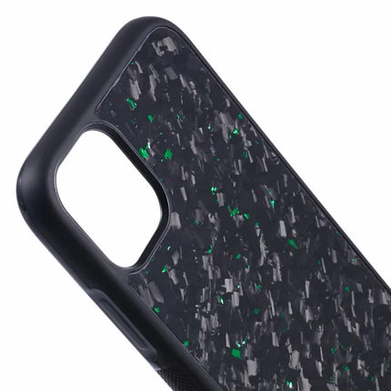 For iPhone 11 Magnetic Case Forged Texture Aramid Fiber+TPU Anti-Slip Phone Cover