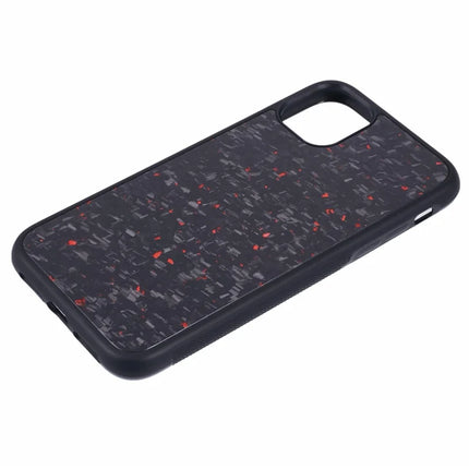 For iPhone 11 Magnetic Case Forged Texture Aramid Fiber+TPU Anti-Slip Phone Cover