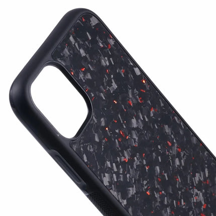 For iPhone 11 Magnetic Case Forged Texture Aramid Fiber+TPU Anti-Slip Phone Cover