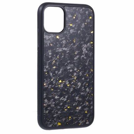 For iPhone 11 Magnetic Case Forged Texture Aramid Fiber+TPU Anti-Slip Phone Cover