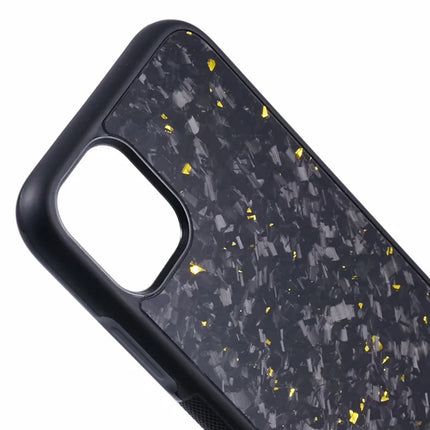 For iPhone 11 Magnetic Case Forged Texture Aramid Fiber+TPU Anti-Slip Phone Cover
