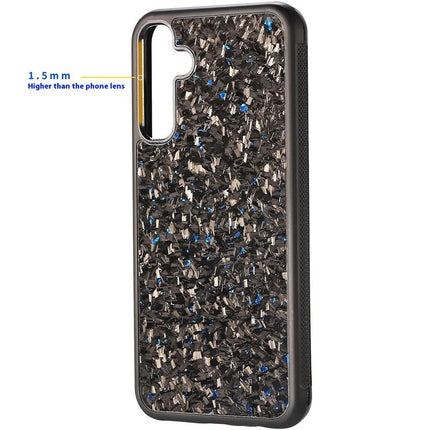 For Samsung Galaxy S23 FE Magnetic Case Forged Texture Aramid Fiber+TPU Anti-Slip Phone Cover