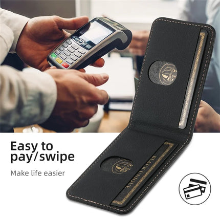 SUTENI H17 For Samsung Galaxy S23+ Magnetic Case Card Slots Leather+TPU Kickstand Phone Cover