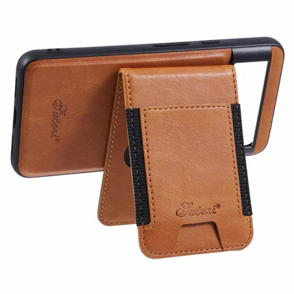 SUTENI H17 For Google Pixel 8a Case Compatible with MagSafe Card Holder Kickstand Phone Cover