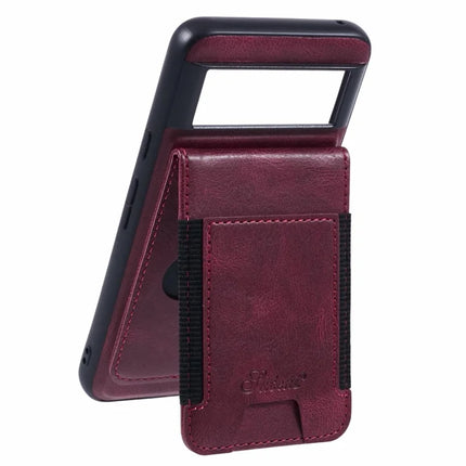 SUTENI H17 For Google Pixel 8a Case Compatible with MagSafe Card Holder Kickstand Phone Cover