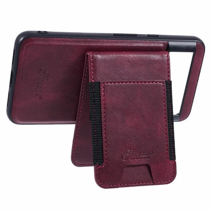 SUTENI H17 For Google Pixel 8a Case Compatible with MagSafe Card Holder Kickstand Phone Cover