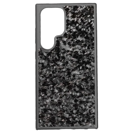 For Samsung Galaxy S23 Ultra Magnetic Case Forged Texture Aramid Fiber+TPU Anti-Slip Phone Cover