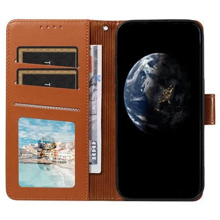 For Samsung Galaxy A35 5G Case RFID Blocking PU Leather Wallet Flip Phone Cover with Wrist Strap