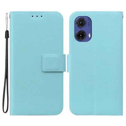 For Motorola Moto G85 5G Case Ultra-Thin PU Leather + TPU Phone Cover with Card Slot - Green