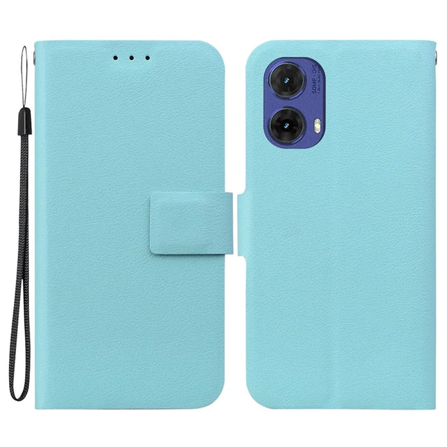 For Motorola Moto G85 5G Case Ultra-Thin PU Leather + TPU Phone Cover with Card Slot - Green