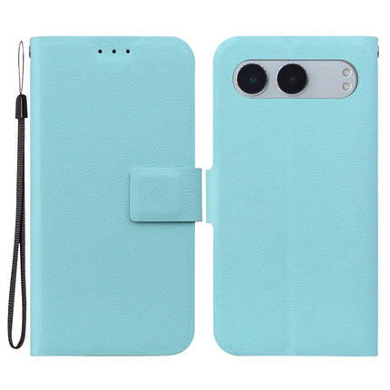 For OnePlus Nord 4 Case Ultra-Thin PU Leather + TPU Phone Cover with Card Slot - Green