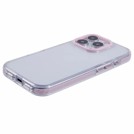 For iPhone 16 Pro Max Clear Case TPU+PC Shockproof Phone Back Cover