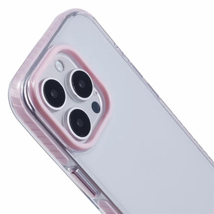For iPhone 16 Pro Max Clear Case TPU+PC Shockproof Phone Back Cover