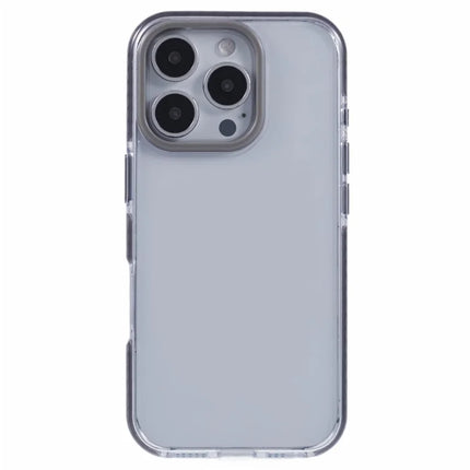 For iPhone 16 Pro Max Clear Case TPU+PC Shockproof Phone Back Cover