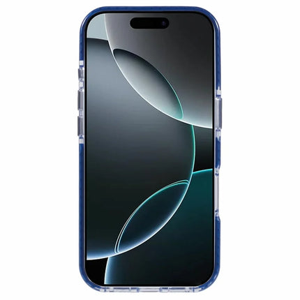 For iPhone 16 Pro Max Clear Case TPU+PC Shockproof Phone Back Cover