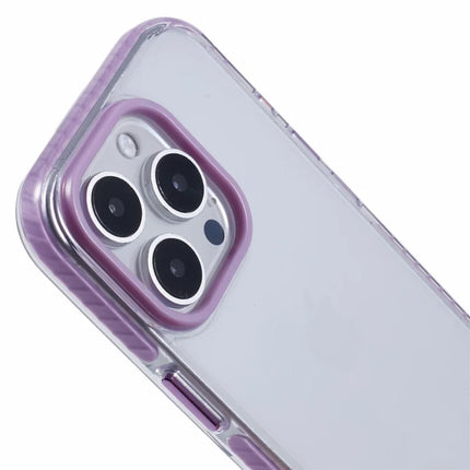 For iPhone 16 Pro Max Clear Case TPU+PC Shockproof Phone Back Cover