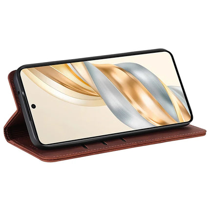 AZNS For Honor X60 5G Case PU Leather Wallet Phone Cover