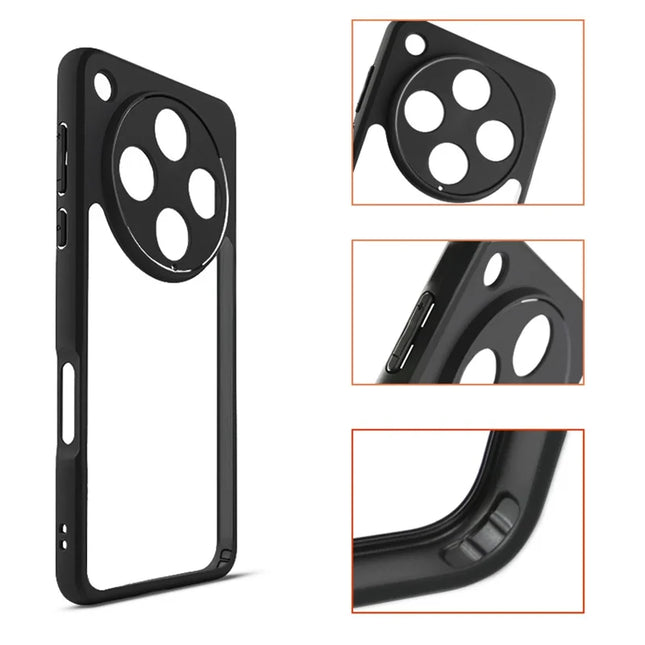 For Oppo Find X8 Pro 5G Case Shockproof PC+TPU Clear Back Phone Cover