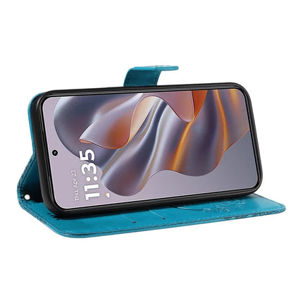 For Motorola Moto G55 5G Case Butterfly Pattern Leather Wallet Flip Phone Cover