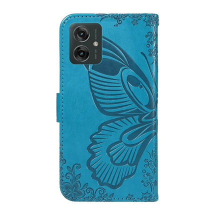 For Motorola Moto G55 5G Case Butterfly Pattern Leather Wallet Flip Phone Cover