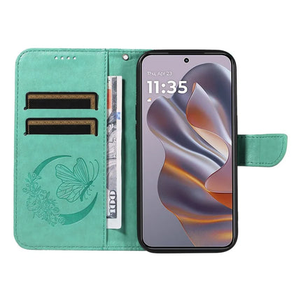 For Motorola Moto G55 5G Case Butterfly Pattern Leather Wallet Flip Phone Cover