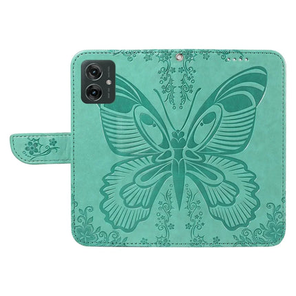 For Motorola Moto G55 5G Case Butterfly Pattern Leather Wallet Flip Phone Cover