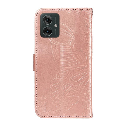 For Motorola Moto G55 5G Case Butterfly Pattern Leather Wallet Flip Phone Cover