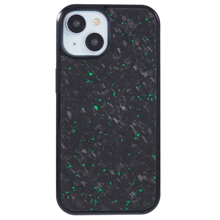 For iPhone 13 Magnetic Case Forged Texture Aramid Fiber+TPU Anti-Slip Phone Cover