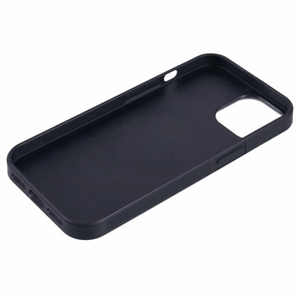 For iPhone 13 Magnetic Case Forged Texture Aramid Fiber+TPU Anti-Slip Phone Cover
