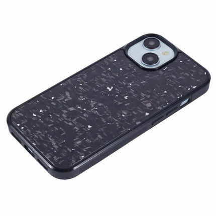 For iPhone 13 Magnetic Case Forged Texture Aramid Fiber+TPU Anti-Slip Phone Cover