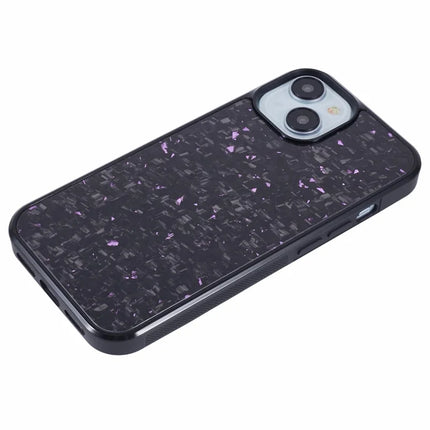 For iPhone 14 Magnetic Case Forged Texture Aramid Fiber+TPU Anti-Slip Phone Cover