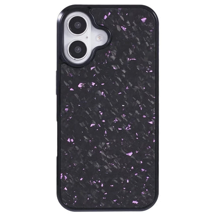 For iPhone 16 Plus Magnetic Case Forged Texture Aramid Fiber+TPU Anti-Slip Phone Cover