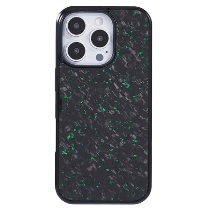 For iPhone 16 Pro Max Magnetic Case Forged Texture Aramid Fiber+TPU Anti-Slip Phone Cover