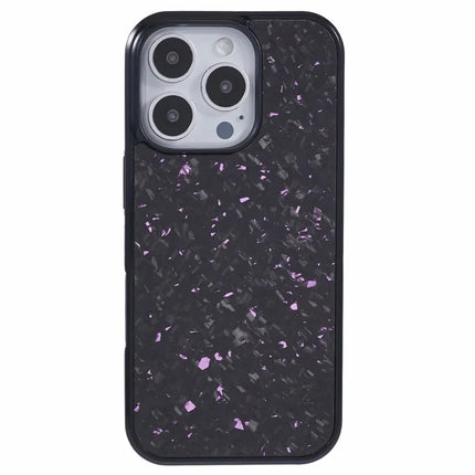 For iPhone 16 Pro Max Magnetic Case Forged Texture Aramid Fiber+TPU Anti-Slip Phone Cover