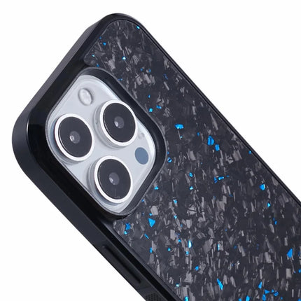 For iPhone 16 Pro Max Magnetic Case Forged Texture Aramid Fiber+TPU Anti-Slip Phone Cover