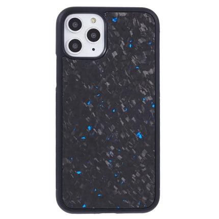 For iPhone 11 Pro Max Magnetic Case Forged Texture Aramid Fiber+TPU Anti-Slip Phone Cover