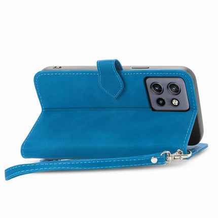 Case For Motorola Edge 50 Neo 5G / Moto S50 5G / Thinkphone 25 5G Zipper Wallet PU Leather Flower Imprint Phone Cover