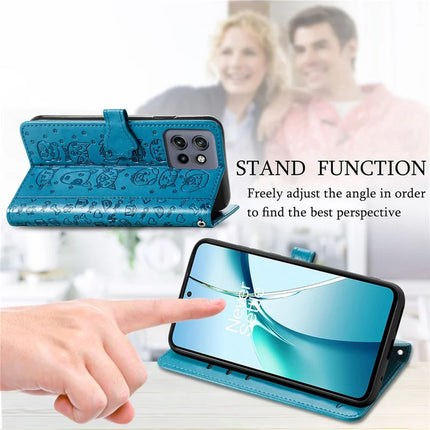 For Motorola Edge 50 Neo 5G / Moto S50 5G / Thinkphone 25 5G Case Leather Wallet Flip Phone Cover Cute Cat Dog Pattern