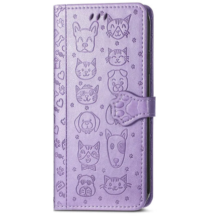 For Motorola Edge 50 Neo 5G / Moto S50 5G / Thinkphone 25 5G Case Leather Wallet Flip Phone Cover Cute Cat Dog Pattern