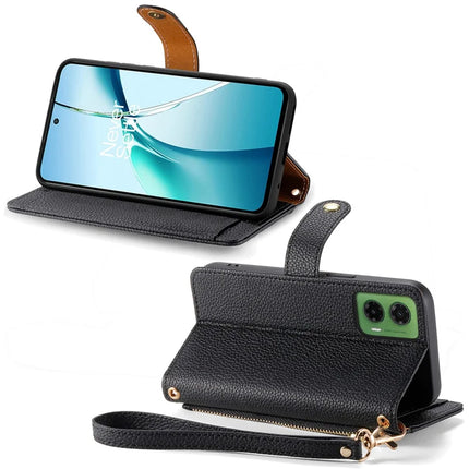 For Motorola Moto G35 5G Case RFID Blocking Zipper Pocket Leather Wallet Phone Cover