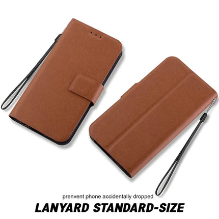 For Samsung Galaxy A05 4G Case Ultra-Thin PU Leather + TPU Phone Cover with Card Slot