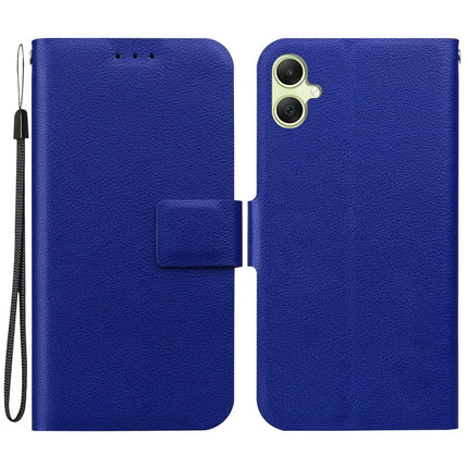 For Samsung Galaxy A05 4G Case Ultra-Thin PU Leather + TPU Phone Cover with Card Slot - Blue