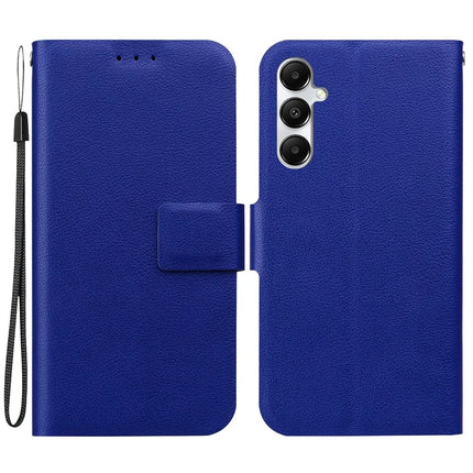 For Samsung Galaxy A05s 4G Case Ultra-Thin PU Leather + TPU Phone Cover with Card Slot - Blue