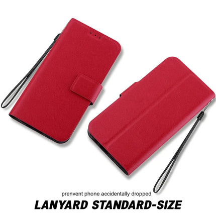 For Samsung Galaxy A06 Case Ultra-Thin PU Leather + TPU Phone Cover with Card Slot
