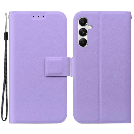 For Samsung Galaxy A35 5G Case Ultra-Thin PU Leather + TPU Phone Cover with Card Slot - Purple
