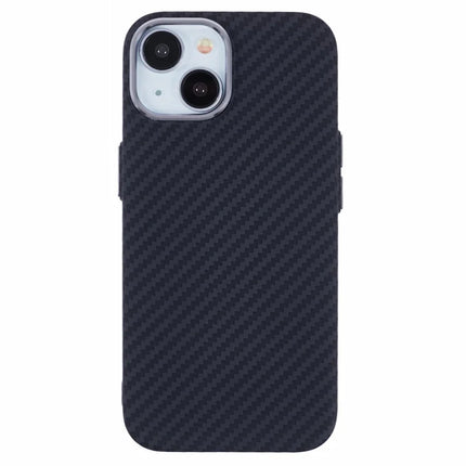 For iPhone 13 Case Compatible with MagSafe Carbon Fiber Texture Water-Transfer PC Phone Cover