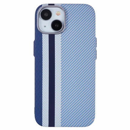 For iPhone 13 Case Compatible with MagSafe Carbon Fiber Texture Water-Transfer PC Phone Cover