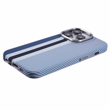 For iPhone 13 Pro Max Case Compatible with MagSafe Carbon Fiber Texture Water-Transfer PC Phone Cover
