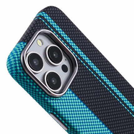 For iPhone 12 Pro Max Case Compatible with MagSafe Carbon Fiber Texture Water-Transfer PC Phone Cover